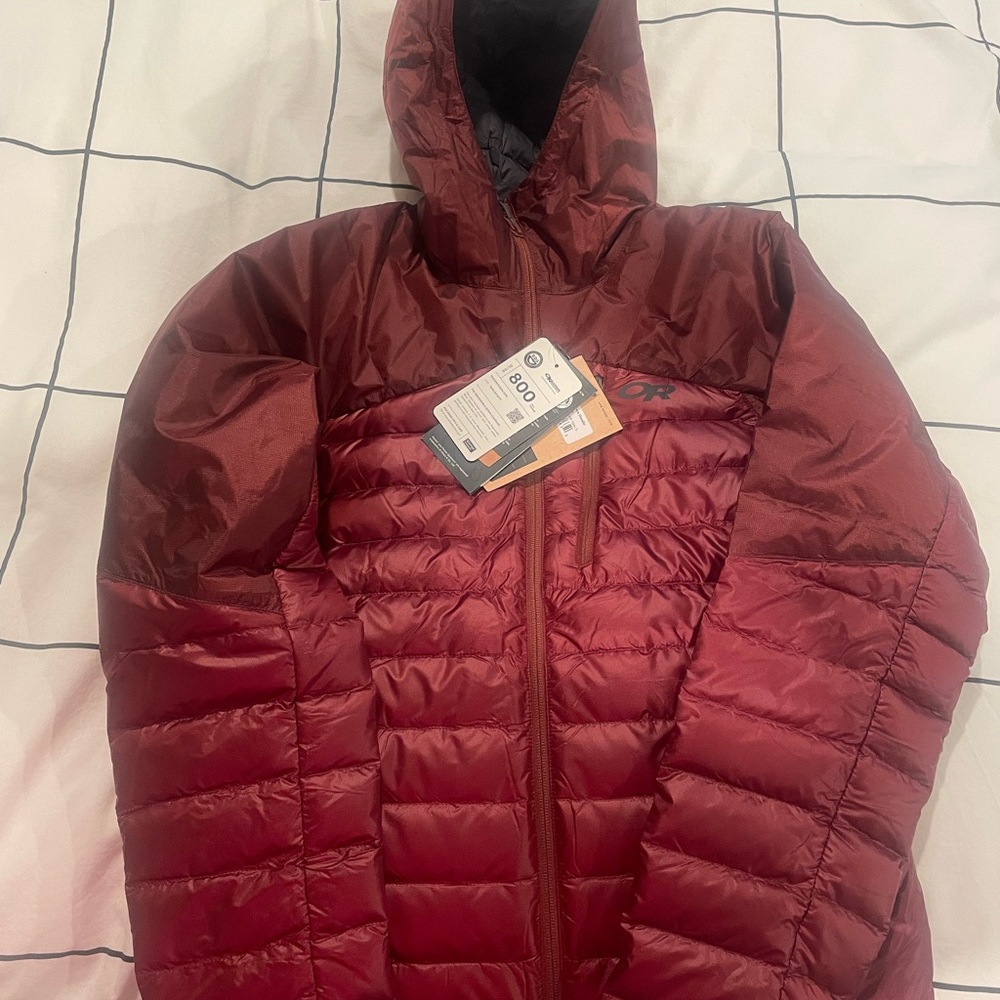 Outdoor Research Helium Down Hooded Jacket Men’s Small